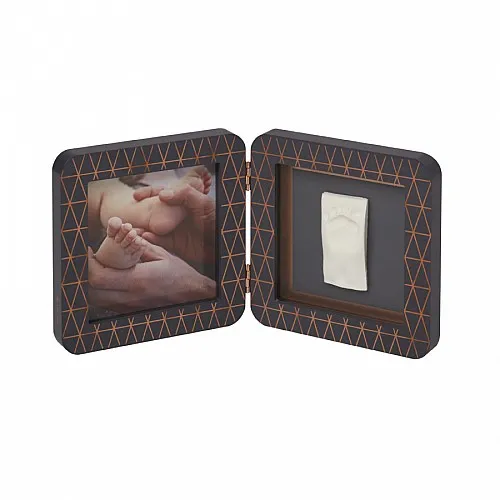 Baby Art Отпечатък - BABY ART Print квадратен -  бяла/сива + декор рамка