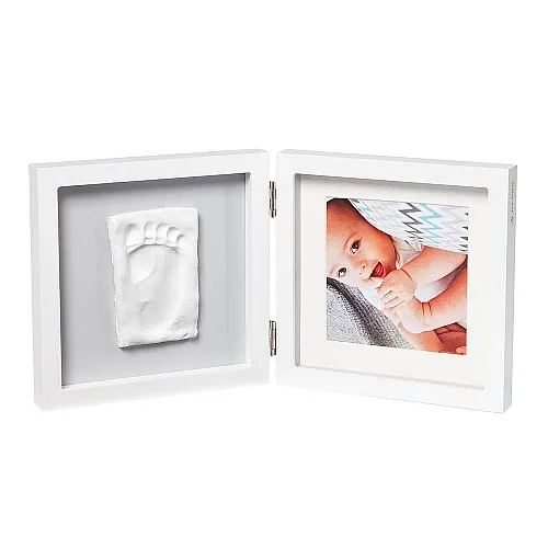 Baby Art Отпечатък + снимка (бяла рамка, сиво паспарту) My Baby Style