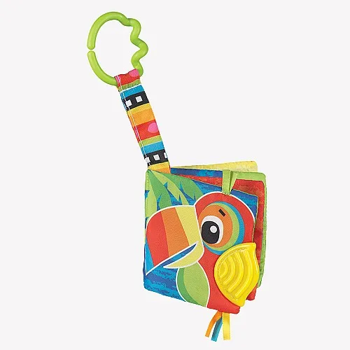 PLAYGRO Книжка-гризалка Джунгла, 3м+