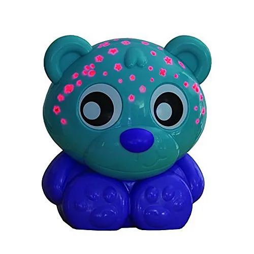 PLAYGRO Проектор и нощна лампа Мече "Лека нощ", синьо 0м+