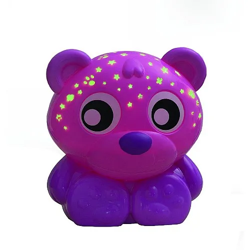 PLAYGRO Проектор и нощна лампа Мече "Лека нощ", розово 0м+