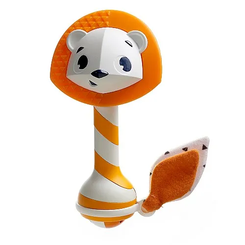 TINY LOVE Дрънкалка-гризалка Leonardo Lion (жълто лъвче), 3м