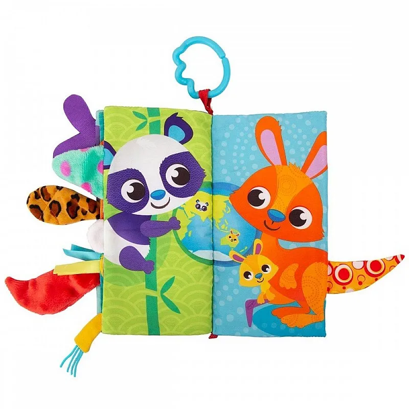 PLAYGRO Сензорна книжка Опашки, 3м+