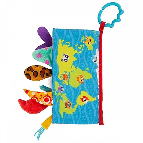 PLAYGRO Сензорна книжка Опашки, 3м+