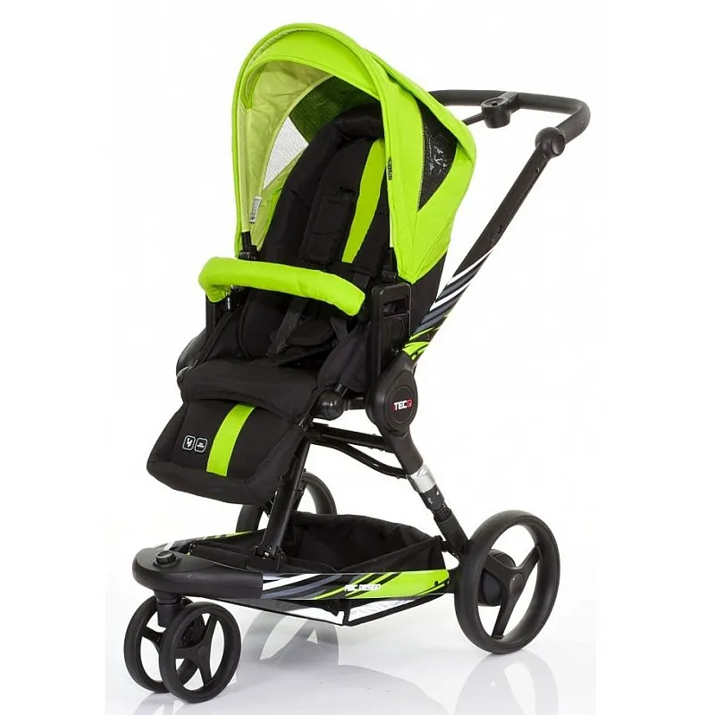 ABC DESIGN Комбинирана количка 3 TEC PLUS LIME ABC DESIGN Комбинирана количка 3 TEC PLUS LIME