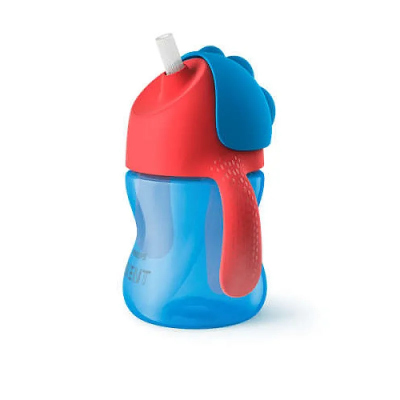 AVENT  Чаша със сламка 200ml 9м+ Синя