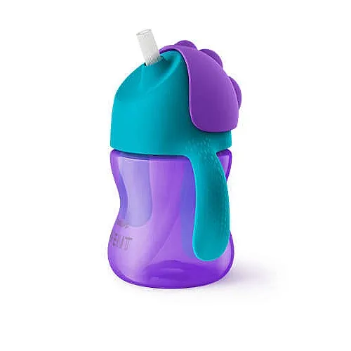 AVENT  Чаша със сламка 200ml 9м+ Лилава