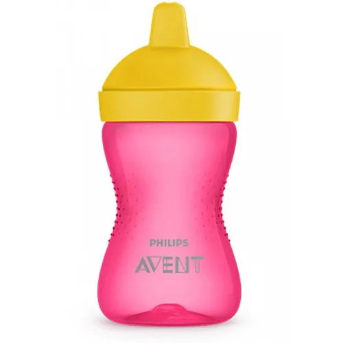 AVENT Чаша с твърд накрайник 300ml 18м+ Розова
