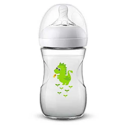 AVENT Шише за хранене Natural 260ml PP - декорация дракон 