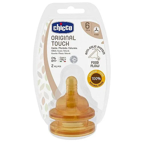 Chicco Биберон Original touch 6м. Кръстат