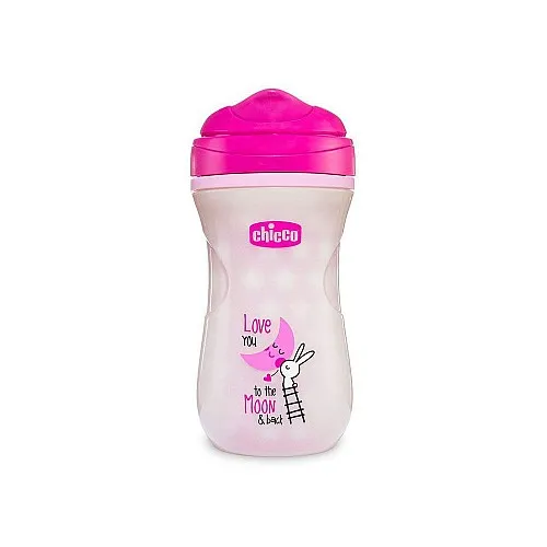 Chicco Светеща чаша 266мл. 14м.+ - момиче