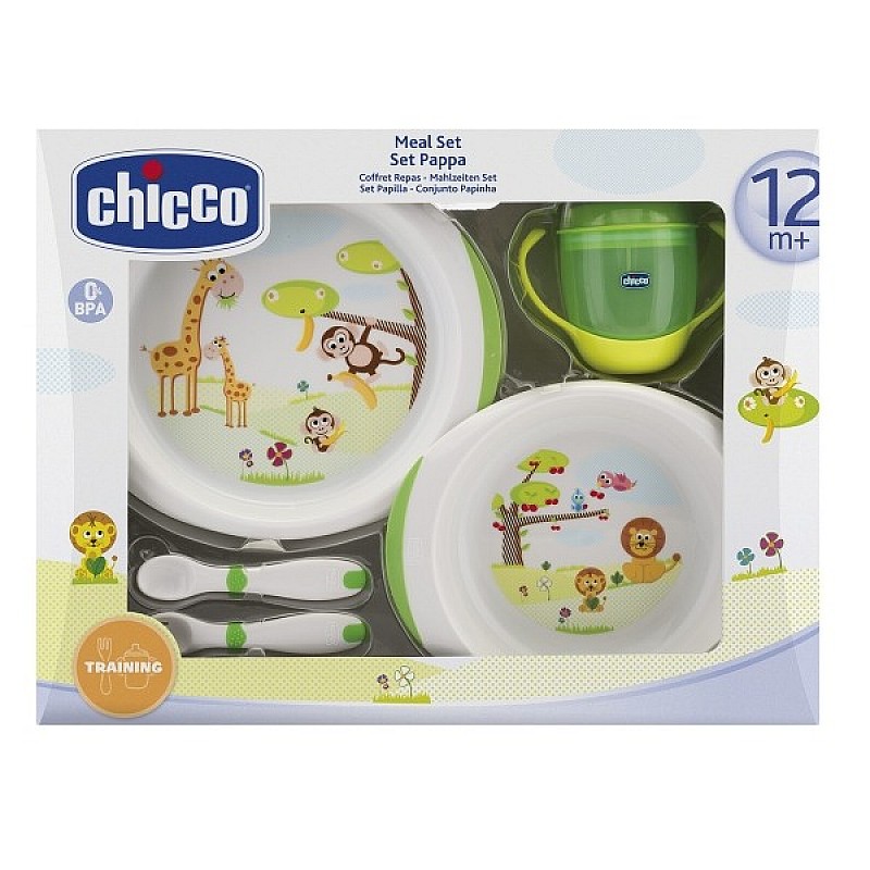 Chicco Комплект за хранене 5 части Chicco Комплект за хранене 5 части