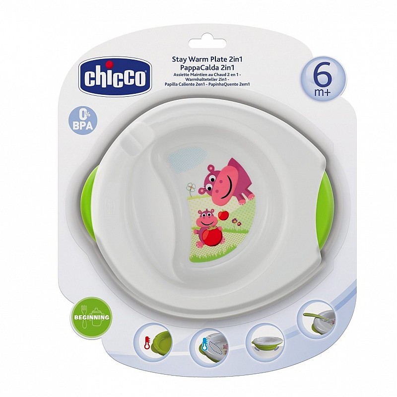 Chicco Комплект за хранене 6+ STAY WARM Chicco Комплект за хранене 6+ STAY WARM