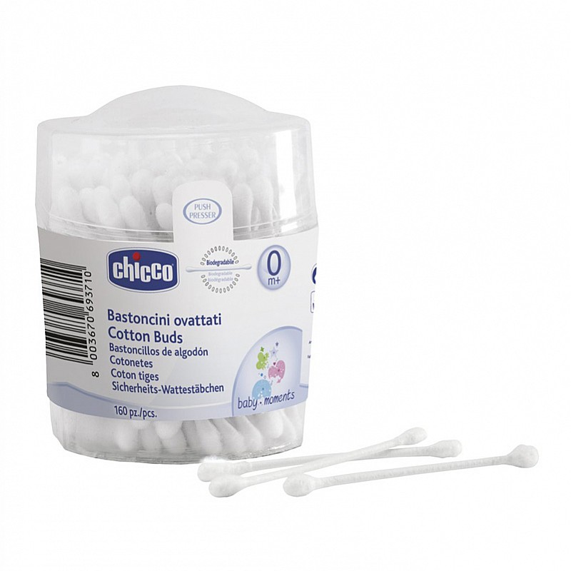 Chicco Клечки за уши 160 бр. Chicco Клечки за уши 160 бр.