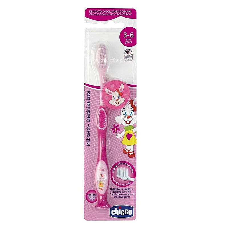 Chicco Детска четка за зъби 3-6 години