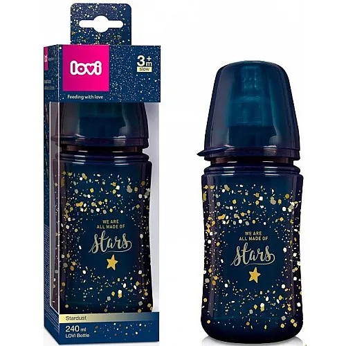 Шише за хранене Lovi - Stardust 240ml