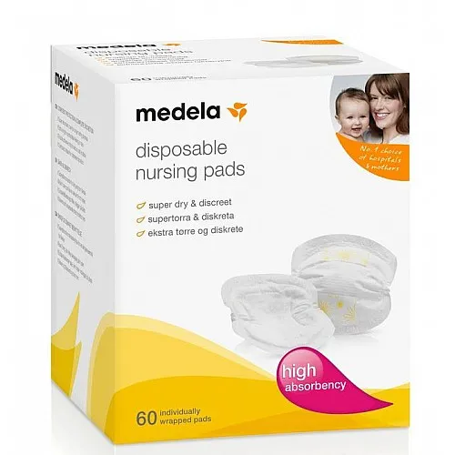 Medela Подплънки за кърма за еднократна употреба - 60 броя