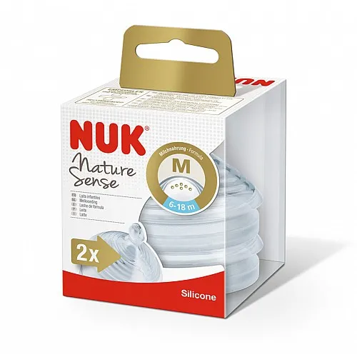 NUK Бибирон силикон Nature Sens 6-18м - M