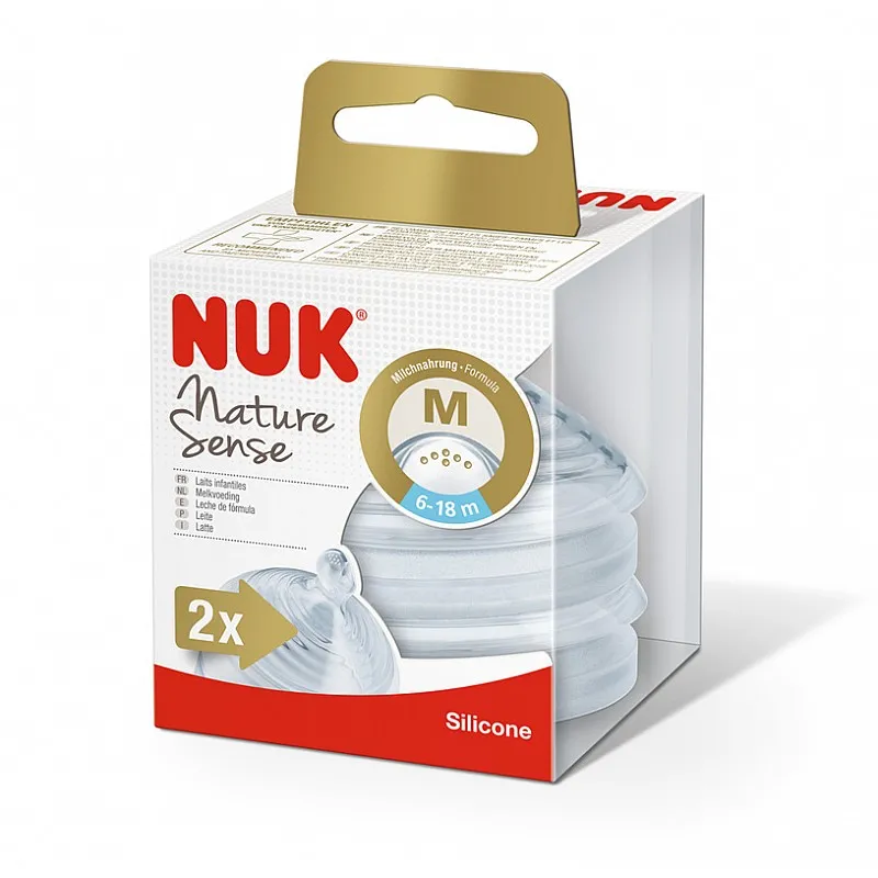 NUK Бибирон силикон Nature Sens 6-18м - M