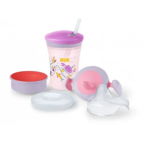 NUK СЕТ Evolution Cups All-in-one -Момиче