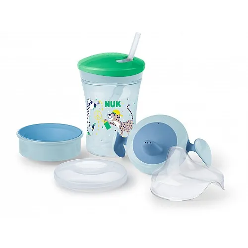 NUK СЕТ Evolution Cups All-in-one - Син
