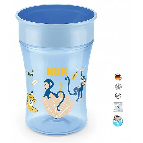 NUK Чаша Magic Cup 230мл 8+ синя