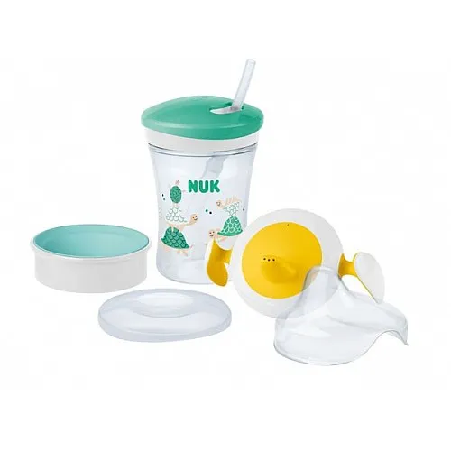 NUK СЕТ Evolution Cups All-in-one - Бял