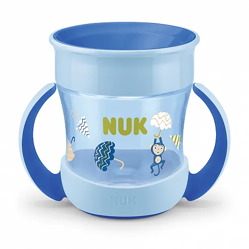 NUK Магическа чаша Magic Cup 6м. 160мл - синя