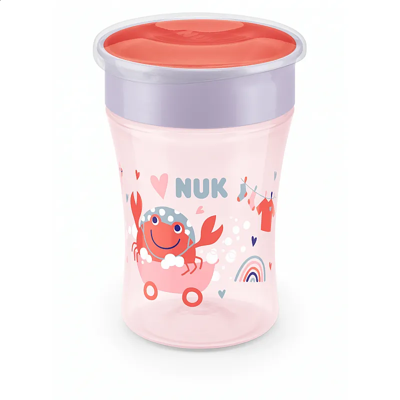 NUK Чаша Magic Cup 230мл 8+ розова