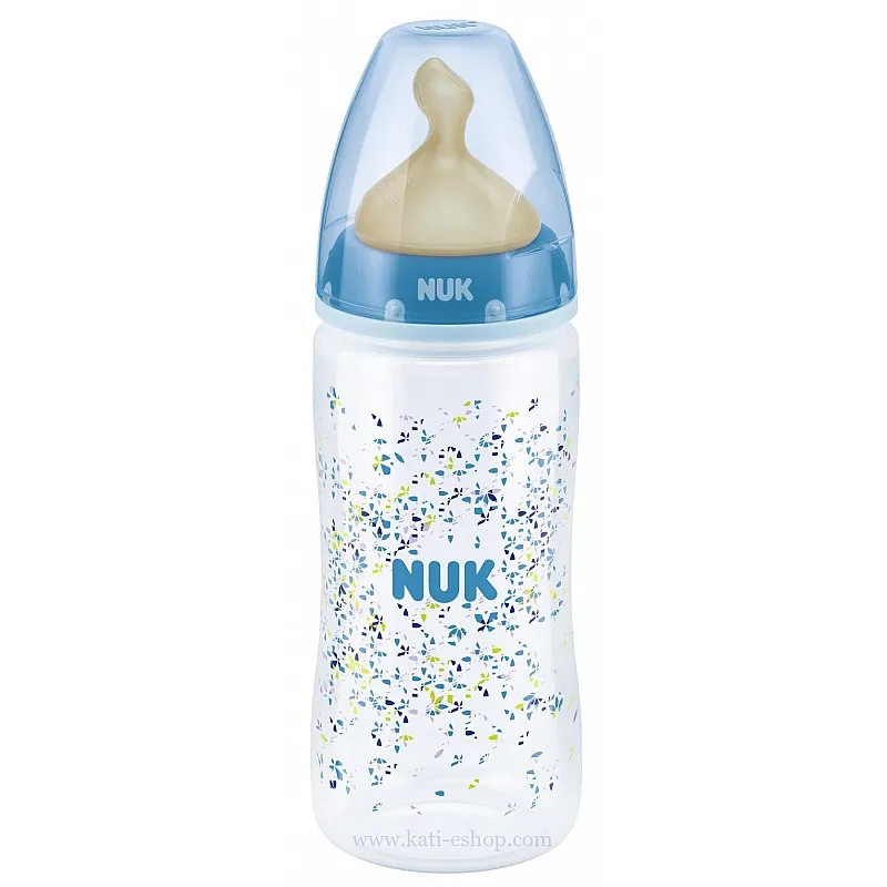 NUK РР шише 300мл каучук NUK РР шише 300мл каучук