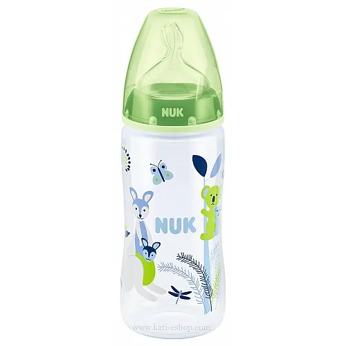 NUK  РР шише 300мл силикон 