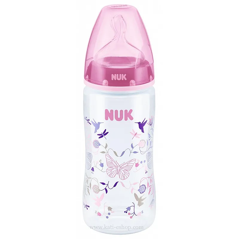 NUK РР шише 300мл силикон NUK РР шише 300мл силикон