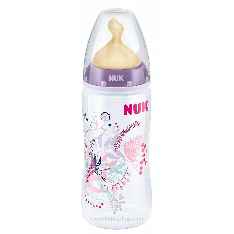 NUK РР шише 300мл каучук NUK РР шише 300мл каучук
