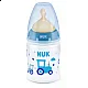 NUK First Choice РР шише Temperature control 150мл - каучук - син