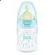NUK First Choice РР шише Temperature control 150мл - каучук - св.син
