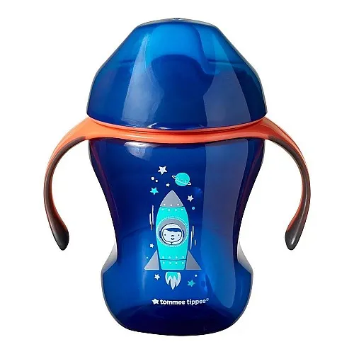 Tommee Tippee Неразливаща чаша с мек накрайник 230ml 6m+ момче