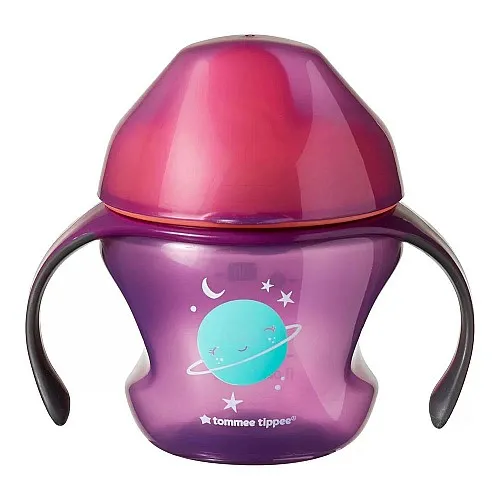 Tommee Tippee Неразливаща се чаша с мек накрайник 150ml 4m+ момиче