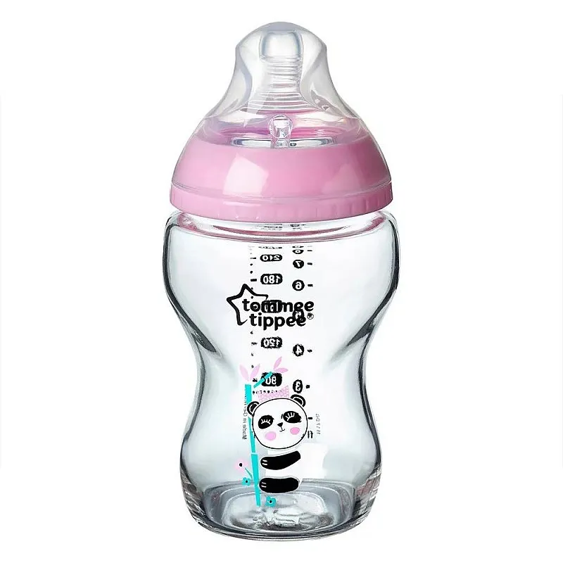 Tommee Tippee Стълено шише за хранене Easi-Vent 250ml 0m+ момиче