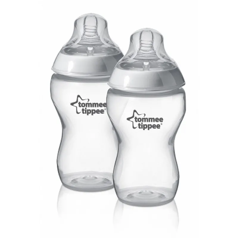Tommee Tippee Шише за хранене Easi-Vent 340ml 3m+ 2 бр./оп.