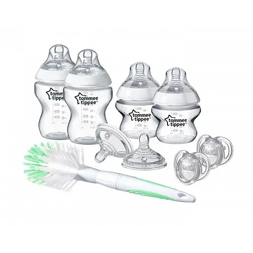 Tommee Tippee Комплект за новородено + четка за шишета