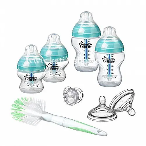 Tommee Tippee Комплект за новородено Anti-colic + четка за шишета