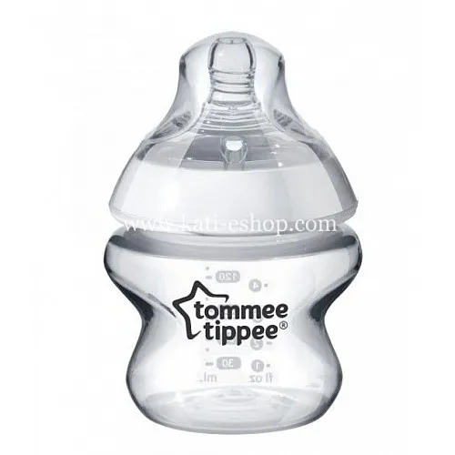 Tommee Tippee Шише за хранене Easi Vent 150ml 0-2м. с биберон Extra Slow