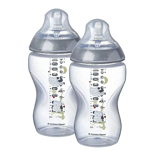 Tommee Tippee Шише за хранене Easi-Vent 260ml 0m+ 2 бр./оп. - бухали