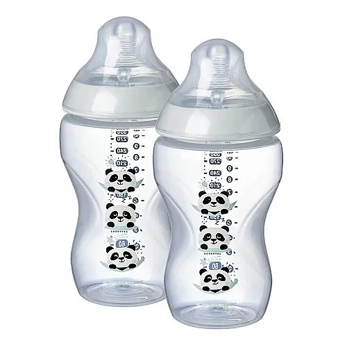 Tommee Tippee Шише за хранене Easi-Vent 260ml 0m+ 2 бр./оп. - панди