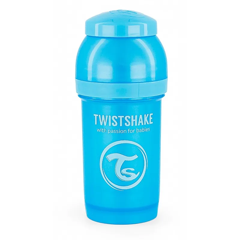 Twistshake Шише 180мл - синьо