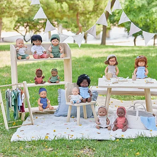 MINILAND ДЪРВЕН ХИГИЕНЕН КОМПЛЕКТ ЗА КУКЛИ