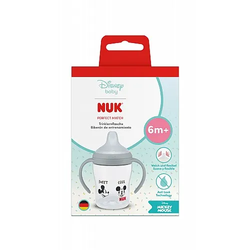 NUK Perfect Match Шише за сок 150 мл., 6+мес., Disney, Мики