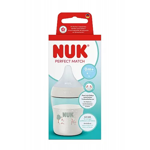 NUK Perfect Match Шише РР 150мл. със силиконов биберон за хранене S, 0+мес., Овца