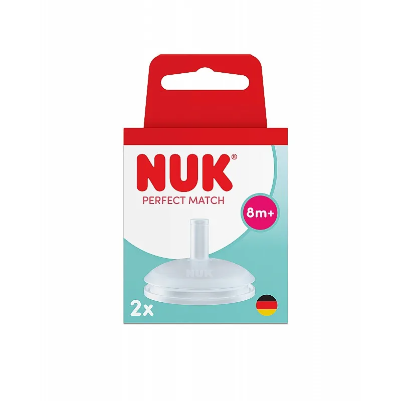 NUK Perfect Match сламка, 8+ мес., 2 бр.