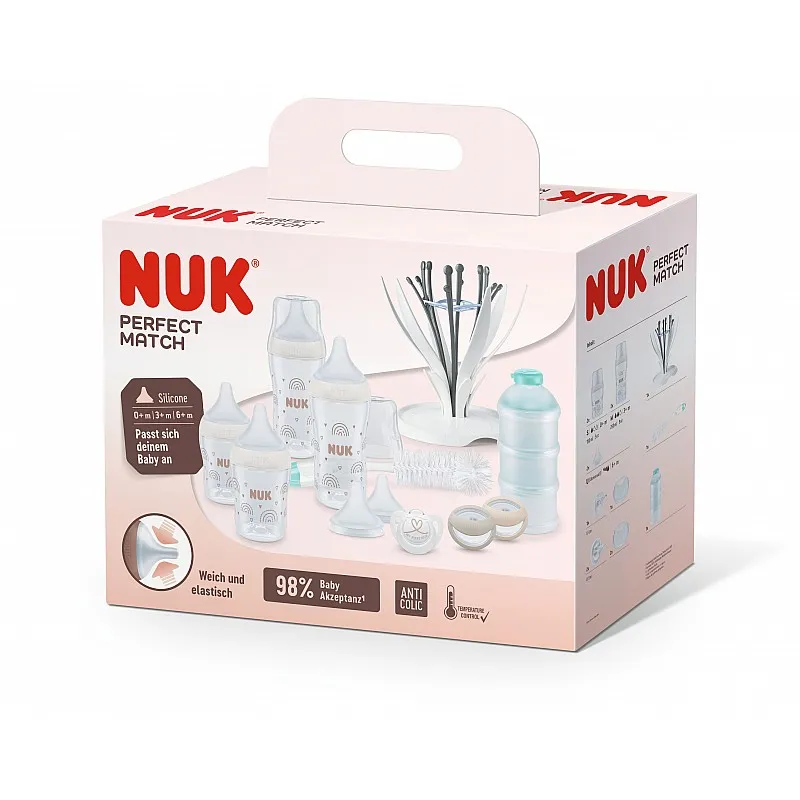 NUK Perfect Match РР Сет Premium 11 части, Дъга